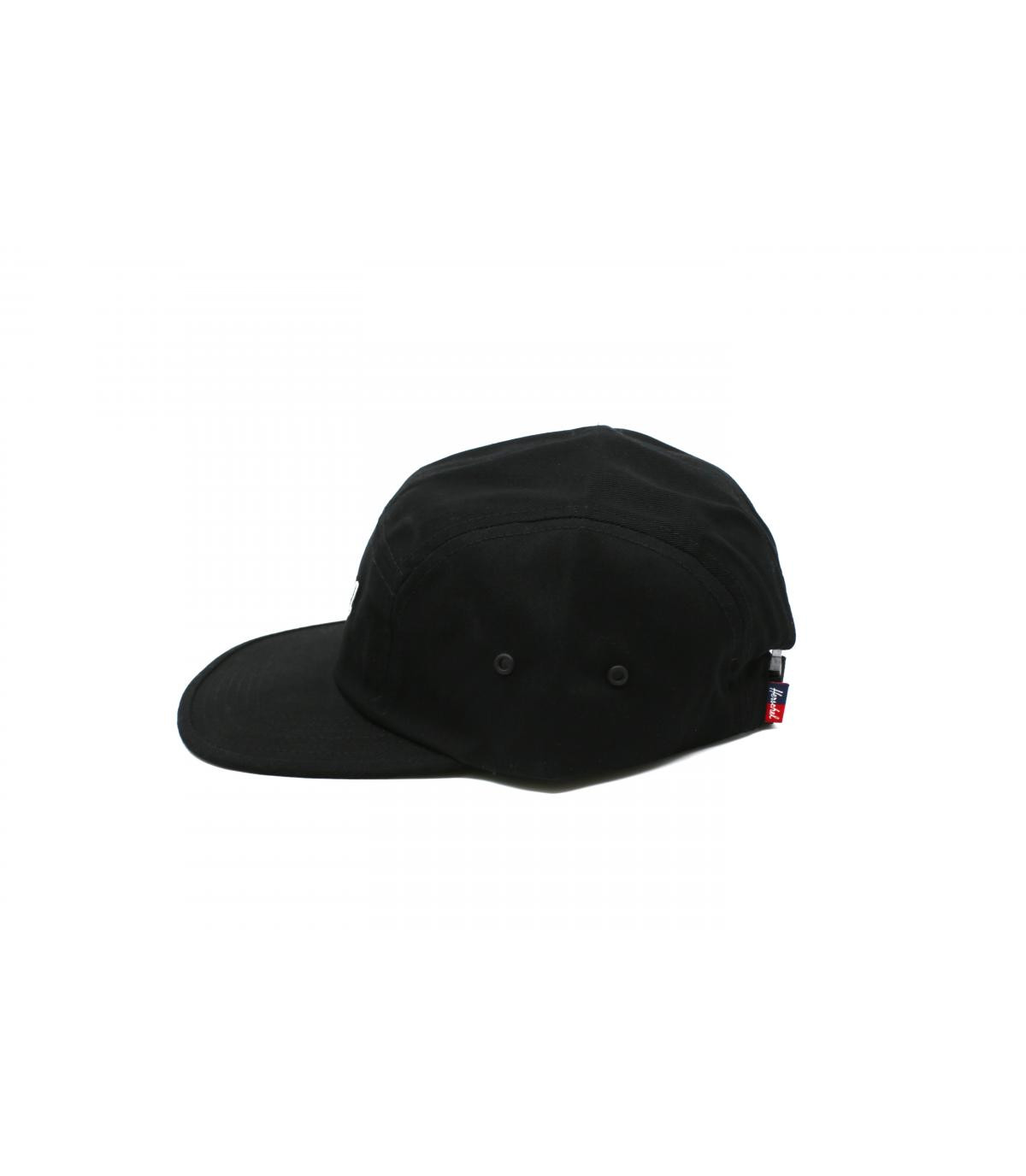 Herschel Herschel black 5 panel cap Herschel Herschel black 5 panel cap